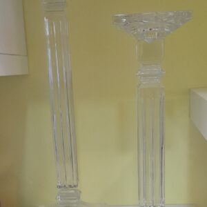 Candelabros cristal bohemia.
