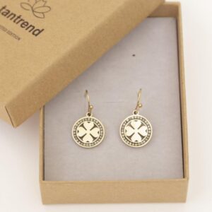 Pendientes trébol.