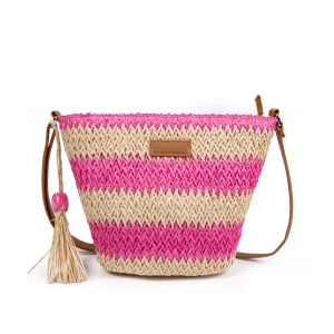 Bolso mimbre Trébol